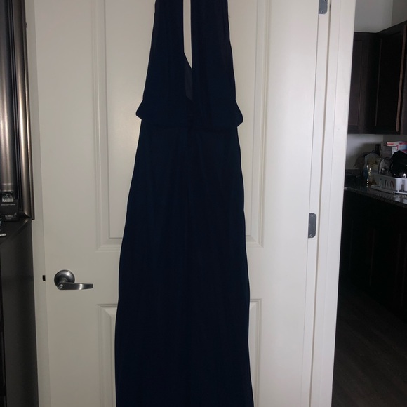 NEW Boohoo Chiffon Pleated Plunge Maxi Dress Sz 12 - Picture 4 of 4